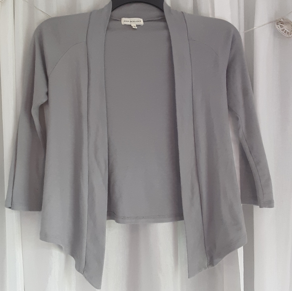 POOF EXCELLENCE Grey Cardigan